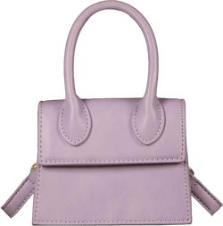 Cute Purse Mini Crossbody Bags for Women Top Handle Clutch Handbag Light Purple