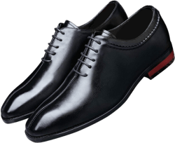 Mens Lace Up Dress Shoes Italy Prince Classic Modern Formal Leather Men Wholecut Oxford Shoes 9 Black