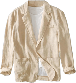 Men's Linen Cotton Blazer buttons Long Sleeve Casual Business Loose Solid Color Suit Jackets XX-Large Khaki