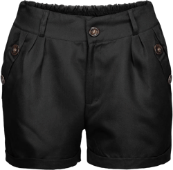 Women's Summer Cargo Shorts Relaxed Fit High Waist Casual 4 Pocketed 2024 Hiking Outdoor Shorts Large Black #12