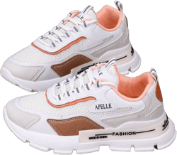 Stylish Women Casual Shoes Lovers Leather Dad Platform Chunky Sneakers Harajuku Flat Thick Sole Tenis Wedge White Basket Walking