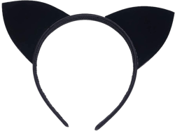 LSHDXD Halloween Cat Headband Hair Hoop for Women,Black Cat Ear Headpiece Hair band Hair Accessories for Halloween Decorations Party Supplies