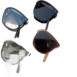 Foldable Rivet Decor Polarized Glasses - Ultra-Lightweight, Stylish Square Frame, High-Quality Glare Reduction, Portable And Compact For Casual Outdoor Use - Unisex Fashion Eyewear For Women And Men