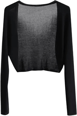 UNSERE Womens Lightweight Knitted Long-Sleeve Sunscreen Cardigan Dressy Elegant Solid Color Air Condition Shawl Ladies Casual Elegant Flowy Loose Comfort Outdoor Crop Coat(Black,One Size)
