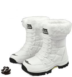 Women Snow Boots With Plush Lining, Waterproof, Lightweight, Outdoor Ankle Boots With Non-Slip Sole, Warm Winter Boots For Ladies