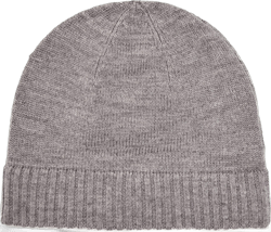 EURKEA 100% Merino Wool Beanie Hat Skullies Watch Cap for Men One Size Medium Grey