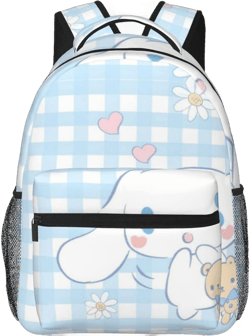 DIEZ Cinnamoroll Backpack Withe Side Pokect Large Suitable For Men Women ​hiking Camping Picnic Kawaii Gifts Cinnamoroll-23 One Size