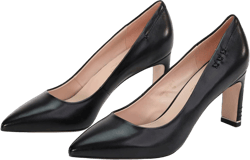 Women Pumps Shoes | Closed Toe| Mid Heels | Pointed Toe Heel | Office Business Heels | Comfortable Leather Pumps for Women