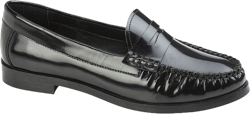 Cipriata Womens/Ladies Nicolina Leather Loafers (Black)