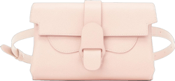 Senreve Aria Belt Bag, 100% Genuine Italian Leather Women's Handbag, Crossbody, Shoulder Bag, Sling Bag, Clutch Blush