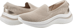 Easy Spirit Women's Golda Sneaker 7.5 Medium Natural/Gold Multi