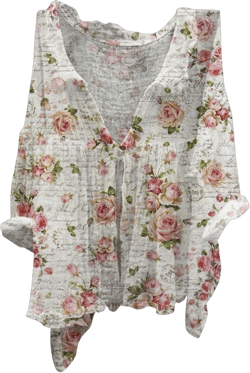 Linen Tops for Women Button Long Sleeve Floral Printed Boho Shirts Loose Casual Collared Shirt Summer Tee Blouses A4 Red Large