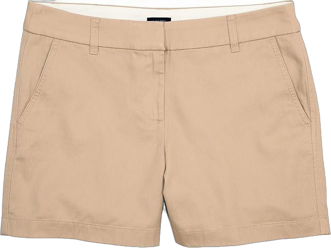 J.Crew Mercantile Women's 5" Classic Chino Short (4, Light Khaki)