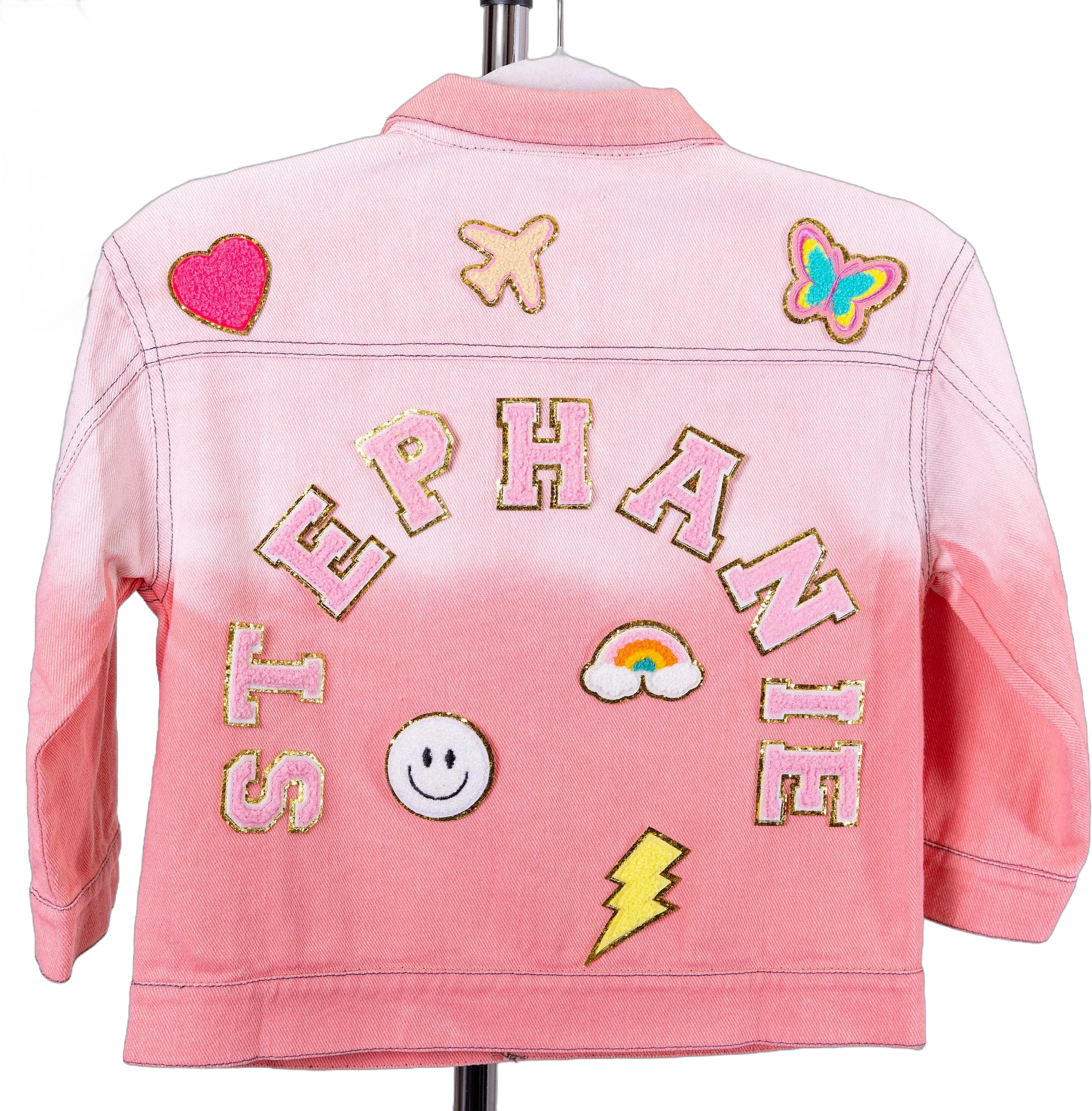 Unisex Kids Custom jacket with patches, Personalized Denim jacket for kids, Kids Unicorn gift, Funny Jean jacket, Birthday gift for kids