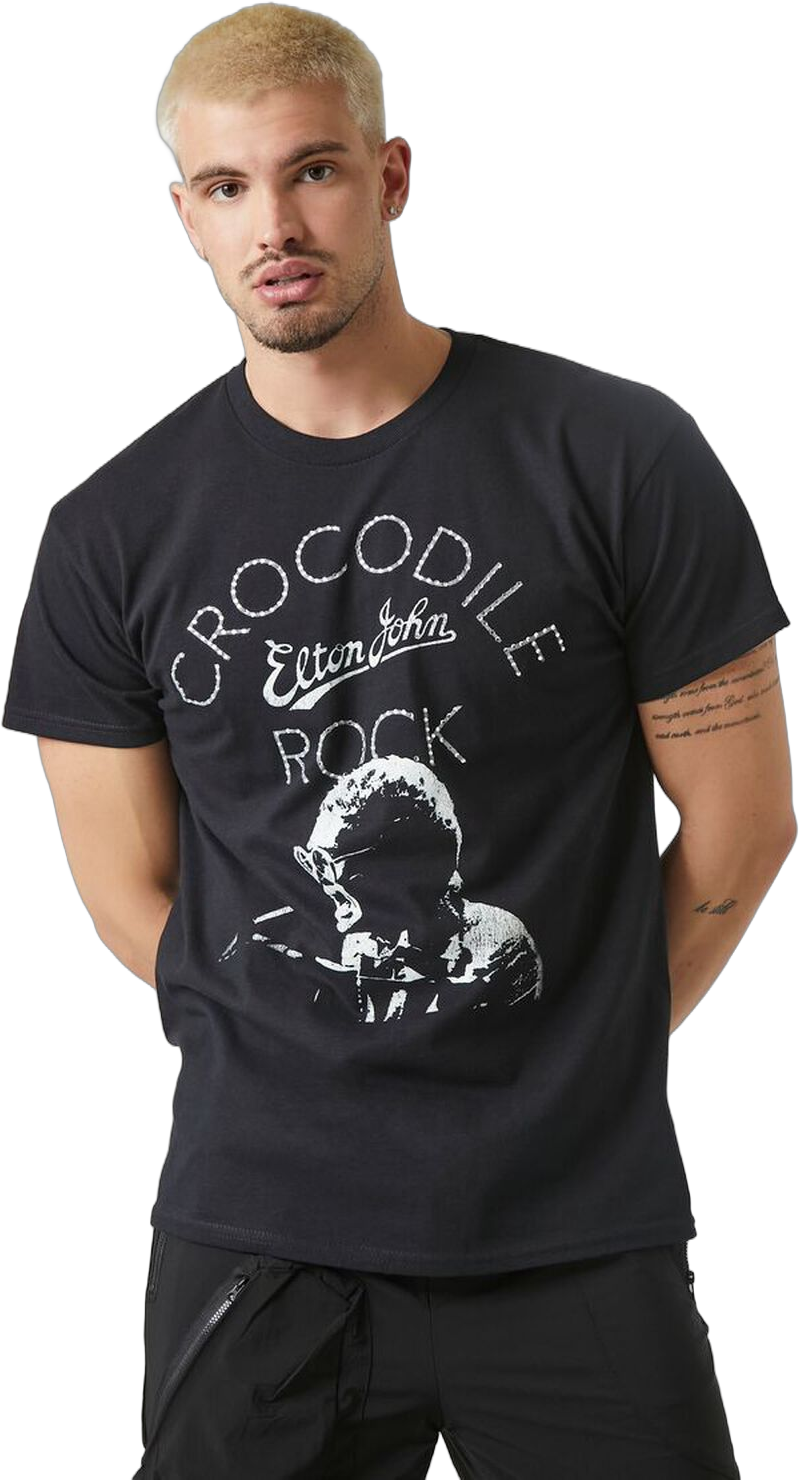 Rhinestone Elton John Graphic Tee