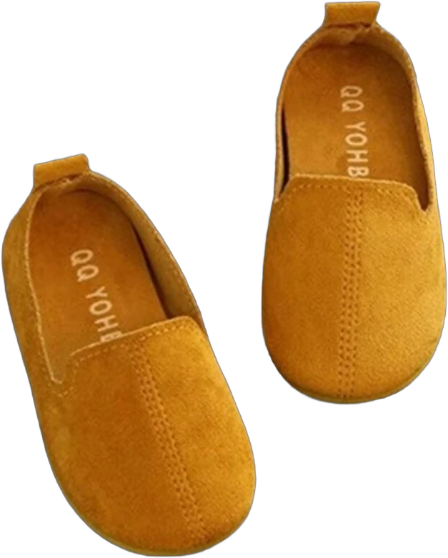 One Pair Of Girls' Four-Season Unisex PU Leather Shoes, With Comfortable Non-Slip And Soft Sole Design, Small Shoes And Doudou Shoes, Suitable For Indoor Playing And Learning To Walk.