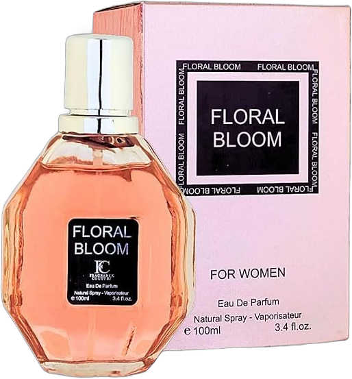 Floral Bloom, Women Perfume Floral Sweet Scent, Eau de Parfum. 3.4 Fl Oz