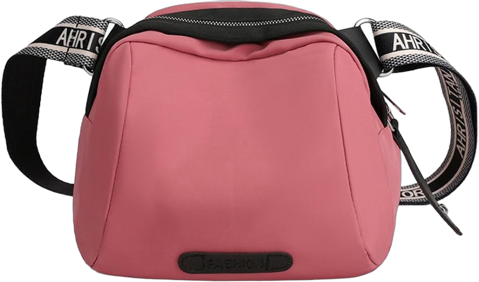 Small Crossbody Bag for women Nylon Messenger Bags Side Bag Casual Shoulder Phone Pouch Purse Sling Pack Pink