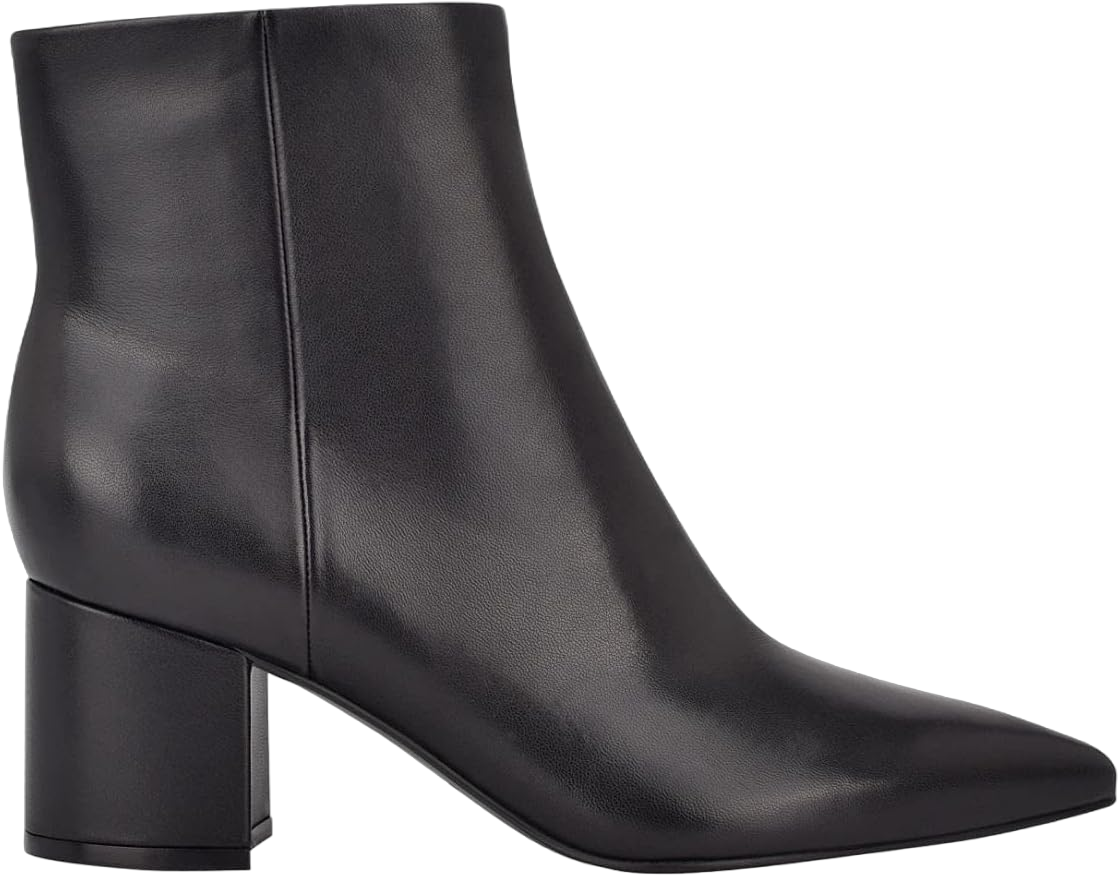 Marc Fisher LTD Women's JARLI Ankle Boot, Black Leather 001, 11