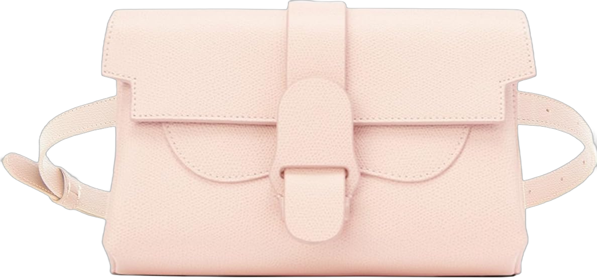 Senreve Aria Belt Bag, 100% Genuine Italian Leather Women's Handbag, Crossbody, Shoulder Bag, Sling Bag, Clutch Blush