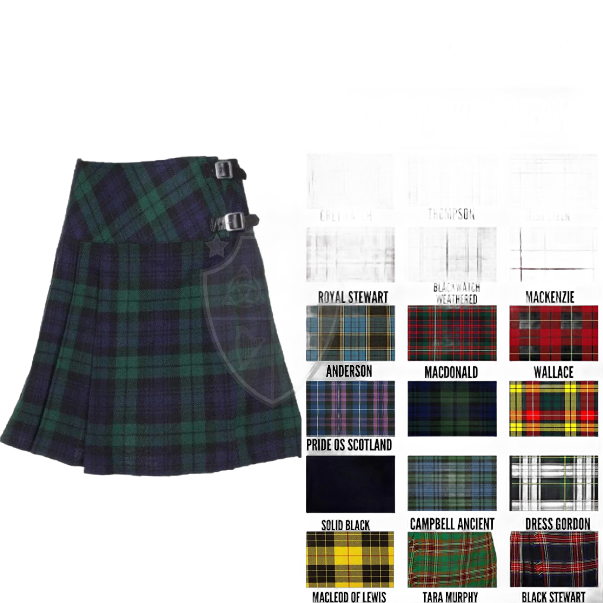 Tartan skirts for women, Tartan Kilted Skirts, Premium Scottish kilted skirts, Blended wool Skirts for women, Customize maxi skirt for women