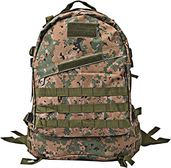 INDEPMAN DL-B001 Fashion Camouflage Style Men Oxford Cloth Backpack Shoulders Bag 40L Outdoors Hiking Camping Travelling Bag 3D Package with Expanded MOLLE & Magic Sticker & Adjustable Shoulder Strap, Size: 51 x 42 x 22 cm