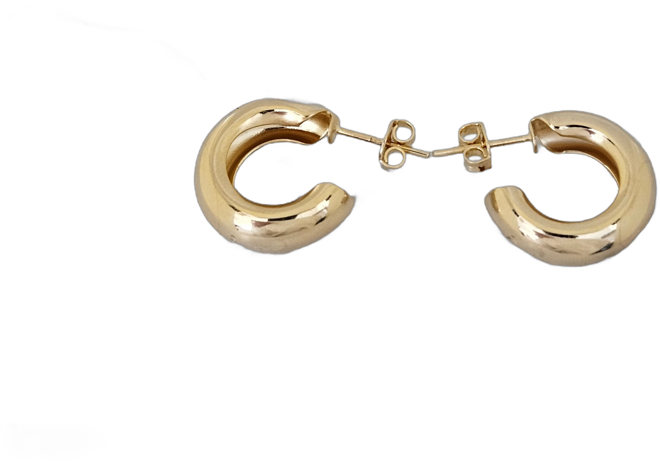 Open Small Hoop Gold and Silver Hoop Earrings Thick Gold Hoops Hoop Earrings for Women