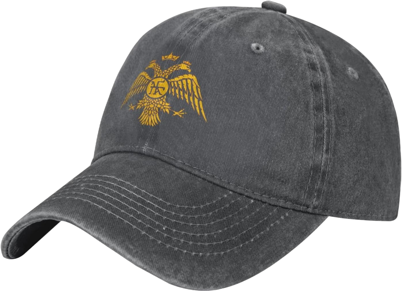 Byzantine Eagle Army Cowboy Baseball Cap Adjustable Men's and Women's Cotton Dad baseball cap Deep Heather One Size